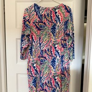 Talbots Paisley Print knee length A-line dress